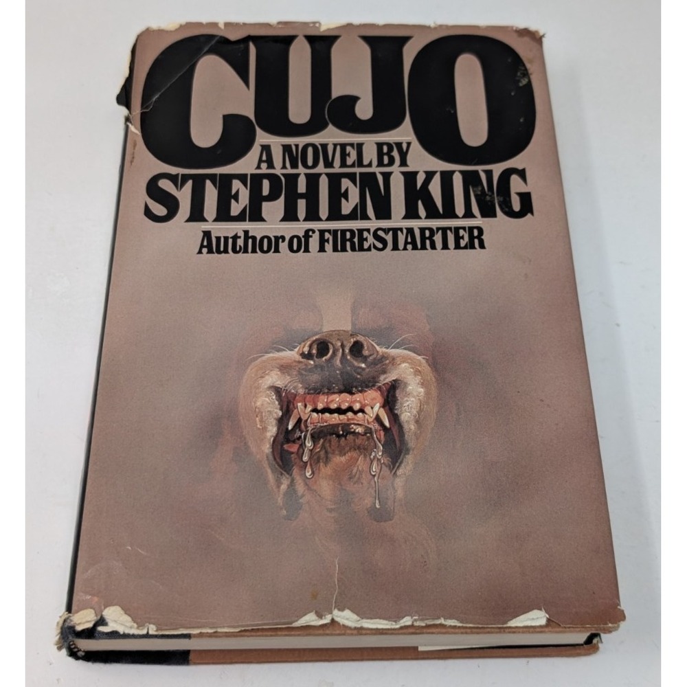 Cujo by Stephen King 1st Edition 1981 Viking Press Hardcover w/ Dust Jacket‎ 80s